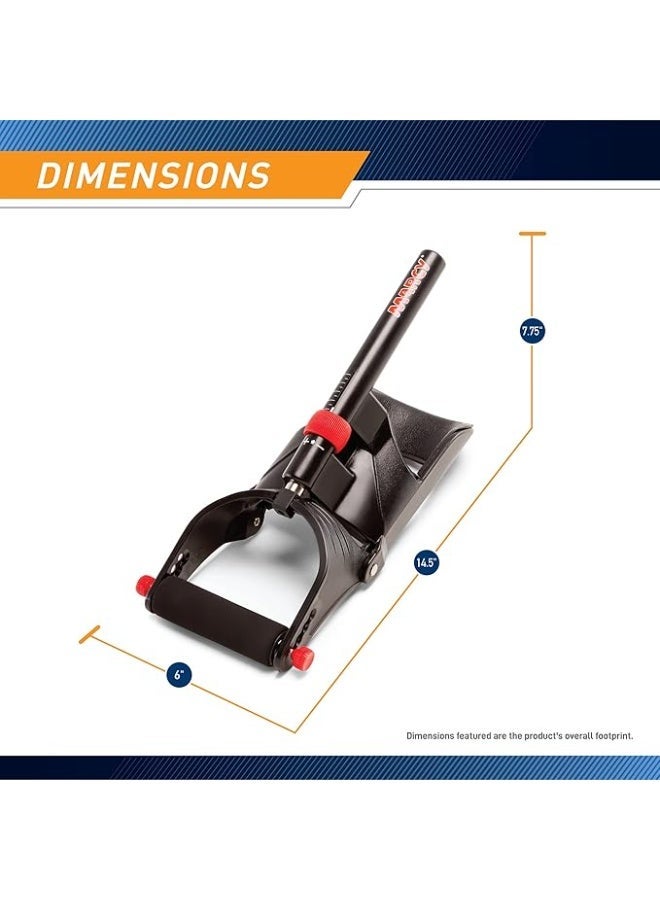 مارسي أداة تقوية المعصم والساعد لصالة الألعاب الرياضية المنزلية من مارسي - إسفين متعدد الألوان، 23 سم ×10 سم×2.5 سم - Image 5